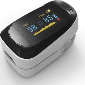 Lifell Saturatiemeter - Hartslag meter & Zuurstofmeter - Oximeter - + NL Handleiding - Wit