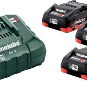 Metabo 685132000 18V LiHD accu starterset (3x 4.0Ah) + lader