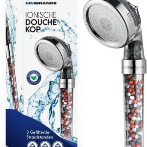 MM Brands Ionische Douchekop - Waterbesparende Douchekop – Handdouche met Hoge druk en Filter – Regendouche