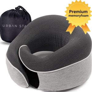 Nekkussen vliegtuig / auto - reiskussen - premium traagschuim - ergonomisch nekkussen - travel pillow - memmory foam