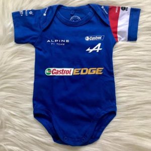 New Limited Edition F1 Renault Alpine Racing romper jersey 100% cotton | Blue Edition | Size M | Maat 74/80