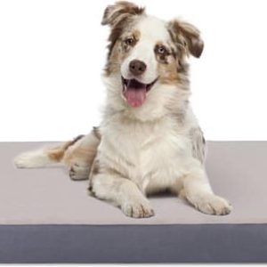 Nobleza B5A - Orthopedische Hondenkussen Wasbaar - Hondenbed - Maat L: 90 x 70 x 8 cm - Grijs