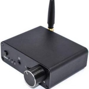 NÖRDIC SGM-128 Digitaal naar analoog audio converter, Met hoofdtelefoon versterker, Bluetooth, Zwart