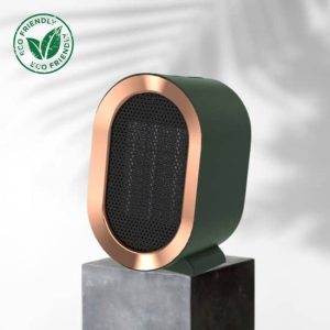 Oneiro's luxe elektrische ventilator kachel GROEN 1200W - 10 x 13 x 20 cm - ventilator - verwarmingspaneel - elektrische verwarming - verwarming -...