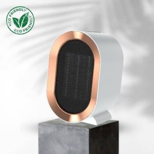 Oneiro's luxe elektrische ventilator kachel WIT 1200W - 10 x 13 x 20 cm - infrarood verwarmingspaneel - elektrische verwarming - infrarood...