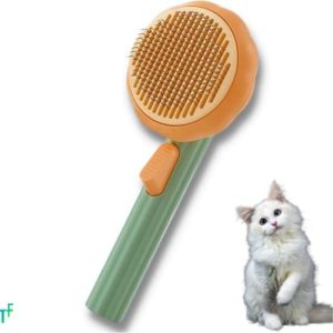PetNova - Kattenborstel - Hondenborstel - Kattenkam - Pompoen Borstel - Kattenhaar - Haarverwijderaar Voor Huisdieren - Huisdierhaar Verwijderaar