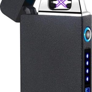 Plasma Aansteker – USB Oplaadbaar – Vuurwerk en Sigaretten Aansteker – Matt Zwart