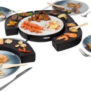 Princess 103070 Dinner4All Circle – Gourmetset - Vier individuele kookstations – 4 x 250 W