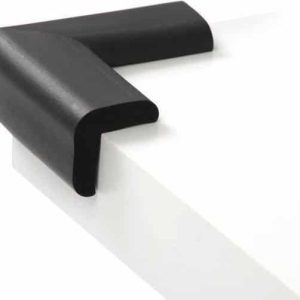 ProtectKids - Foam Tafelhoek voor scherpe hoek - Hoekbeschermers - 8 stuks - Zwart