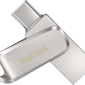 SanDisk Ultra® Dual Luxe Type-C™ USB-stick smartphone/tablet Zilver 256 GB USB-C® USB 3.1 (Gen 1)