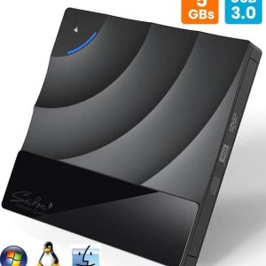 Seidon™ Optical Drive - Externe CD/DVD Speler - CD/DVD Lezer - Geschikt Voor Games - Handig In Gebruik - Windows - Mac - Linux