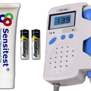 Sensitest doppler professional 100B - babyhartje monitor - 2 x AA batterij + 1 grote tube gel