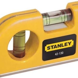 STANLEY 0-42-130 Pocket Spirit Level Magnetic - Waterpas - 8,7cm