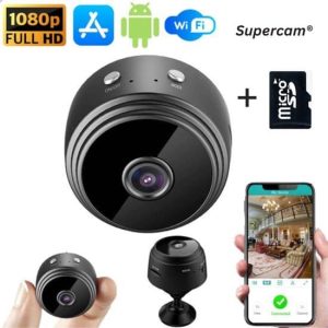 SuperCam® 32GB SD - Verborgen camera - Inclusief 32GB Micro SD Kaart - Beveiligingscamera - Wifi - Draadloze camera - Mini camera - Beveiliging -...