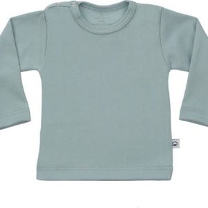 T-Shirt Uni lange mouw 74/80 / lange mouw / oudgroen