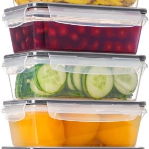 Vershoudbakjes - Meal Prep Bakjes - Lunchbox - Diepvriesbakjes - Vershouddoos - 5 Stuks - 1050ML - BPA vrij - Stosh