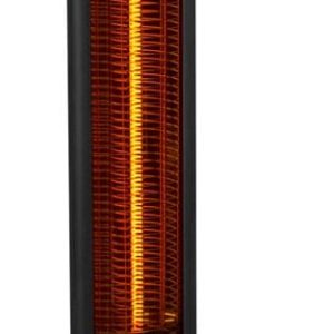 VONROC Terrasverwarmer Filicudi – Infrarood - 2000W – Hoog rendement - Carbon element – 2 verwarmingsstanden – LCD Scherm - Incl. Afstandsbediening