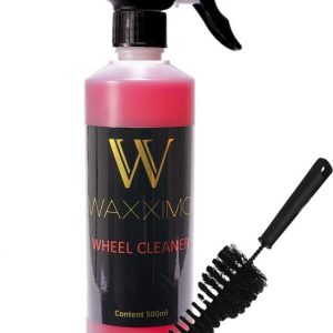 Waxximo COMBIDEAL Velgenreiniger + Wheel woolie Velgenborstel ZUURVRIJ Velgen reinigen auto Auto velgen schoonmaken Wheel woolies