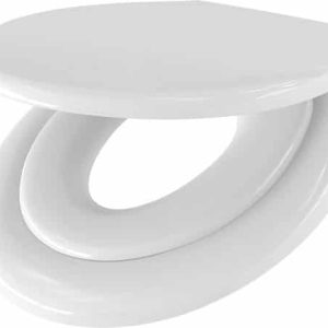 WC Bril met Verkleiner - Velvalux Naresa - Toiletbril - Kinder Toiletzitting - Softclose - Quickrelease - Afklikbaar - Wit