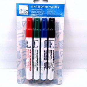 Whiteboard markers - Zwart, blauw, rood en groen